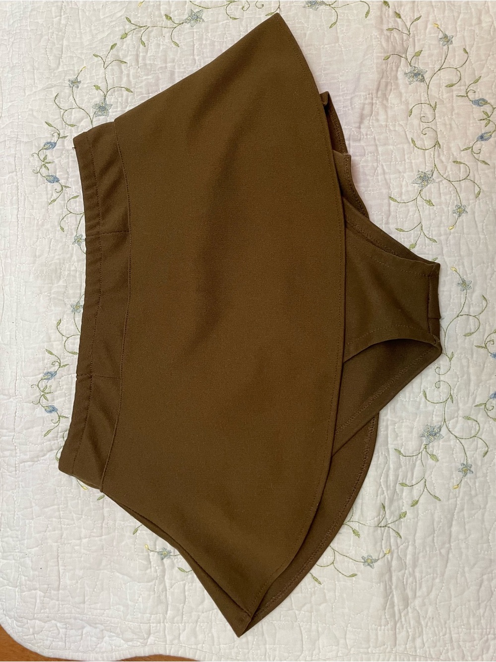 Vintage Brown Figure Skater Skort